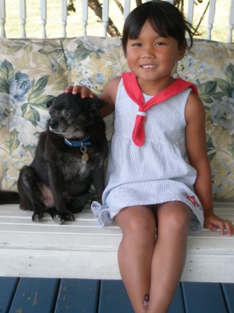 Kasen and Marley 4th of July photo